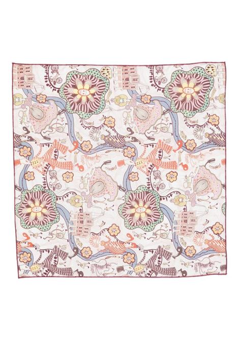 Foulard con stampa IL GUFO | A25GSP0003C4148680